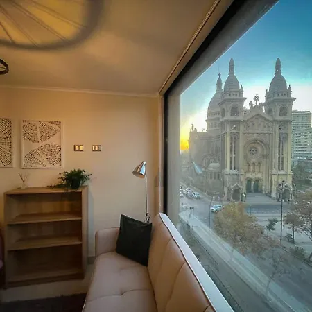 Hom I Precioso Depto 1D1B Metro Parque Almagro Appartement